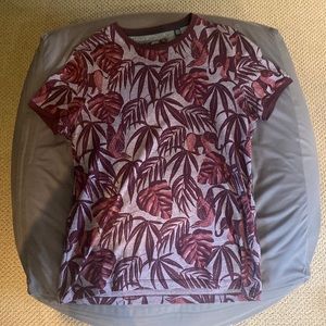 Burgundy Floral Ted Baker T-shirt